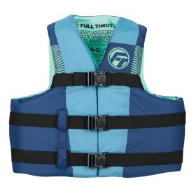 Full Throttle Nylon Life Jacket - Youth - Blue/Black