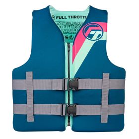 Full Throttle Adult Rapid-Dry Life Jacket - L/XL - Aqua