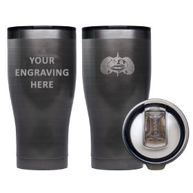 Toadfish Custom Engraved Non-Tipping 20oz Tumbler - Graphite *Minimum Order Quantity of 25