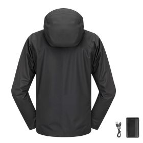 Heated Jacket for Men with 7.4V Battery, Soft Shell Electric Heating Coat (Clothing Size: Size L, Clothing Style: Men's Style)